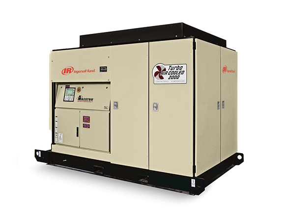 Arle Compressors of Florida industrial air compressor unit on a white background.