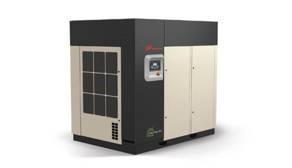 A modern industrial generator with a digital control panel from Arle Compressors of Florida.